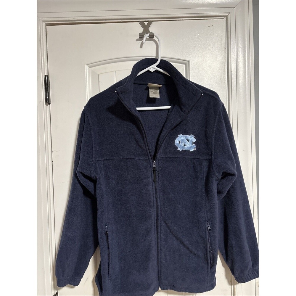 Reebok UNC Fleece Mens Jacket L(14-16) Heisman Collection Blue